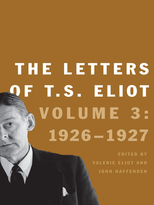 Chinese - The Letters of T. S. Eliot - New York Public Library